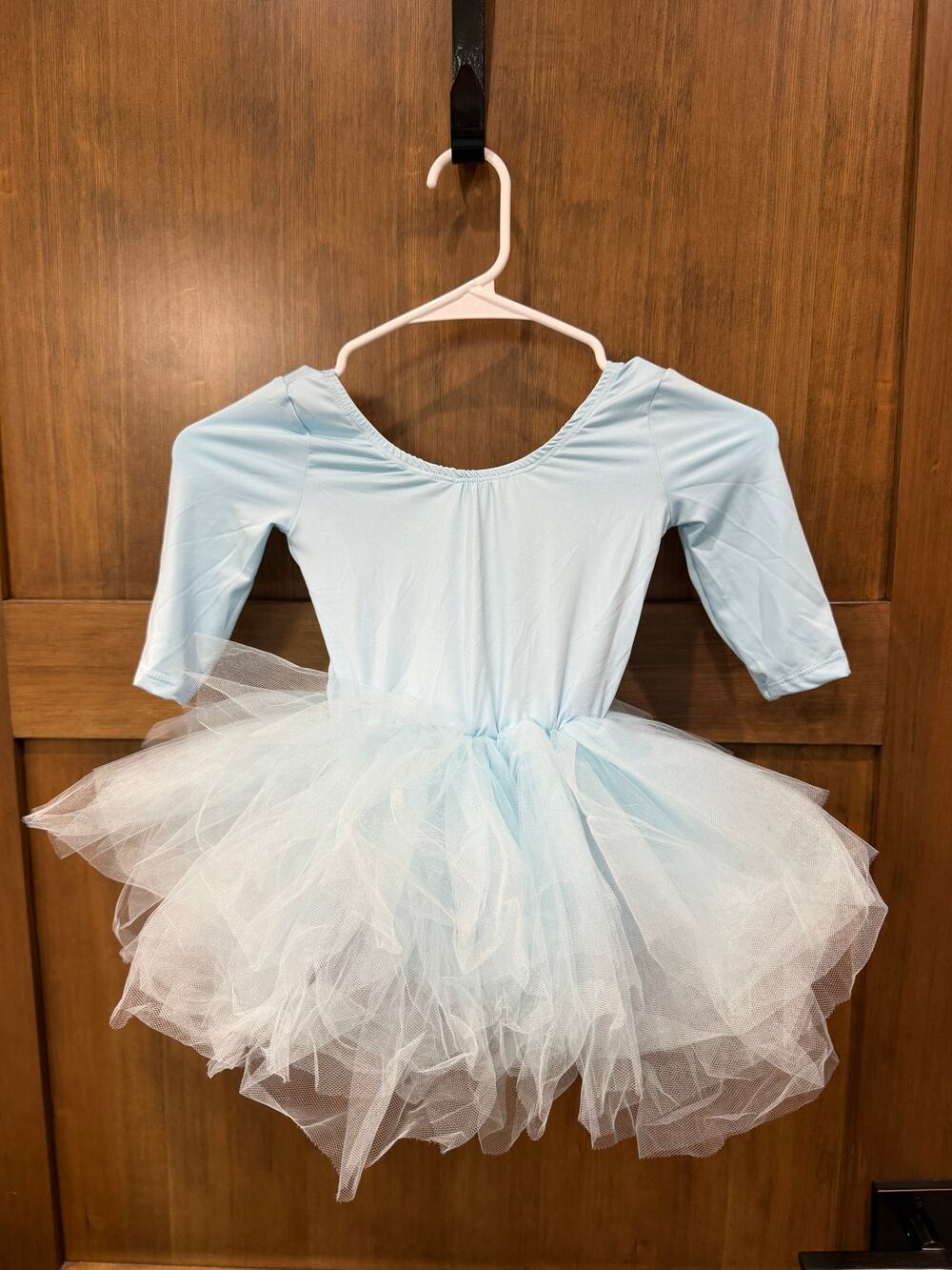 NWT Mila and Rose Girls 4T Bluebird 3/4 Sleeve Tutu Leotard Dress Ballet Dance